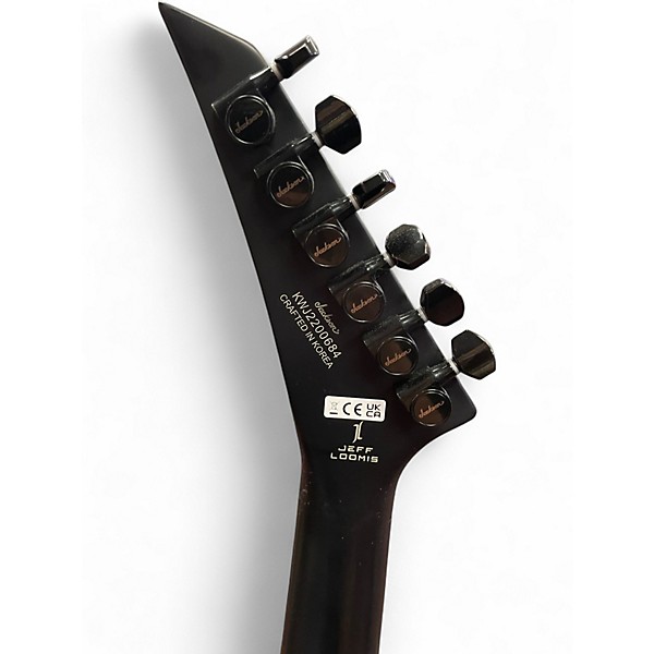 Used Jackson JEFF LOOMIS PRO SERIES BLACK ASH Solid Body Electric Guitar