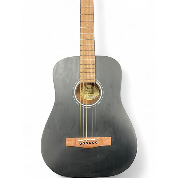 Used Fender FA15 Black Acoustic Guitar