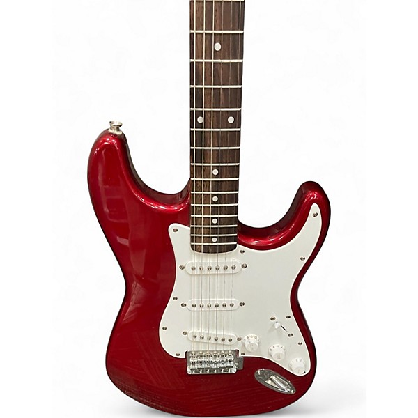 Used Squier Affinity Stratocaster Red Solid Body Electric Guitar