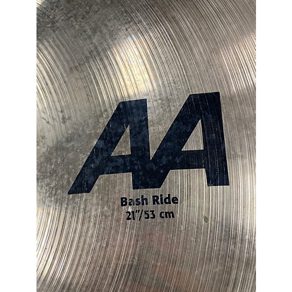 Used SABIAN 21in AA Bash Ride Brilliant Cymbal