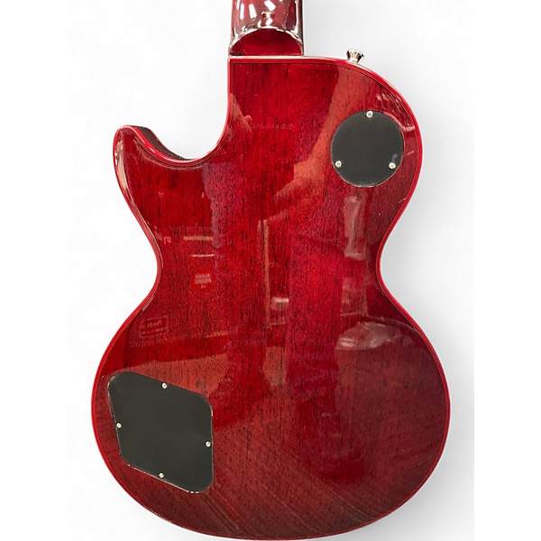 Used 2024 Epiphone Les Paul Custom Widow Red Burst Solid Body Electric Guitar