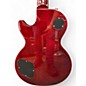Used 2024 Epiphone Les Paul Custom Widow Red Burst Solid Body Electric Guitar