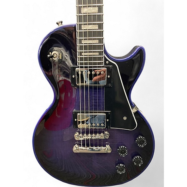 Used 2025 Epiphone Les Paul Custom Widow Purple Burst Solid Body Electric Guitar