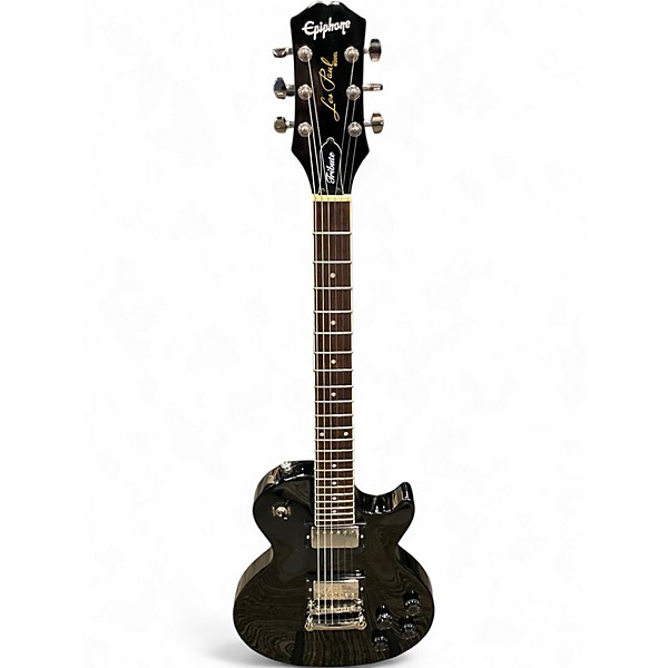 Used Epiphone LES PAUL TRIBUTE Black Solid Body Electric Guitar