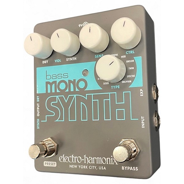 Used Electro-Harmonix Bass Mono Synth Bass Bass Effect Pedal