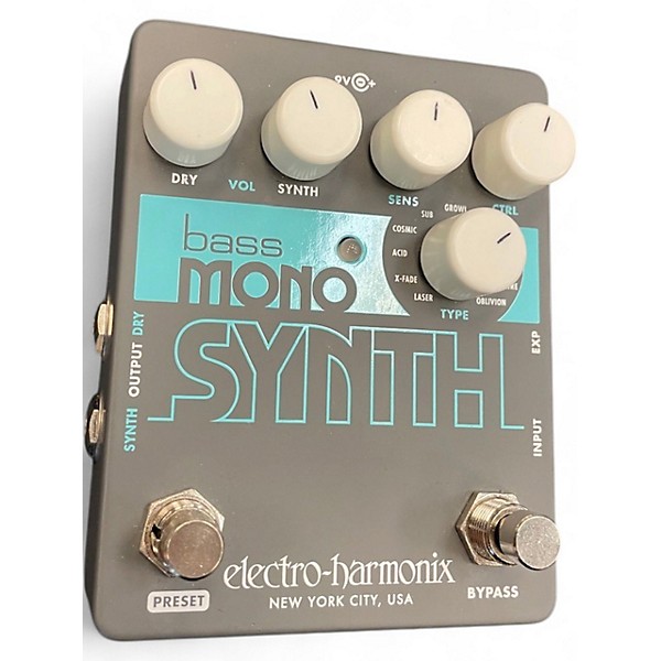 Used Electro-Harmonix Bass Mono Synth Bass Bass Effect Pedal