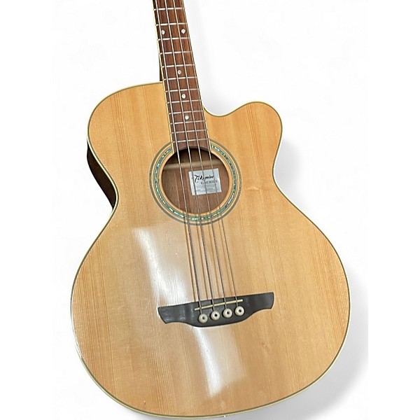 Used Takamine EGB255SC Acoustic Electric Natural Acoustic Bass Guitar