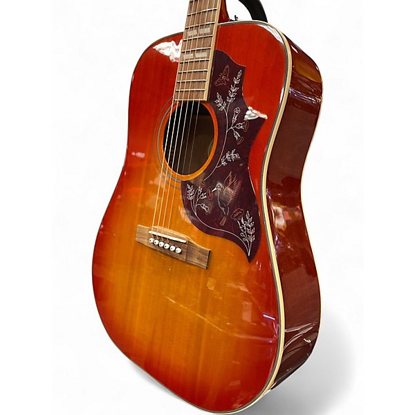 Used Epiphone hummingbird pro fc 2 Tone Sunburst Acoustic Electric Guitar