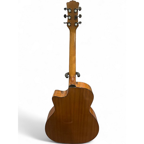 Used Luna Gypsy Spalt Acoustic Electric Natural Acoustic Electric Guitar