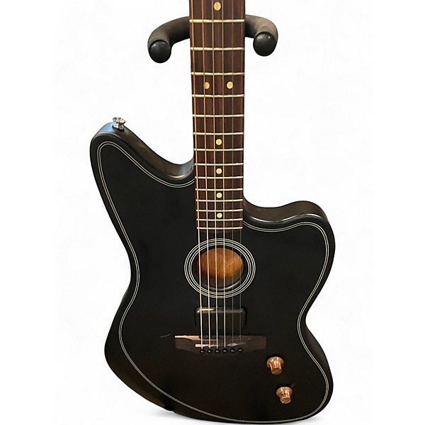 Used Fender Acoustasonic Player JAZZMASTER BLACK Acoustic Electric Guitar