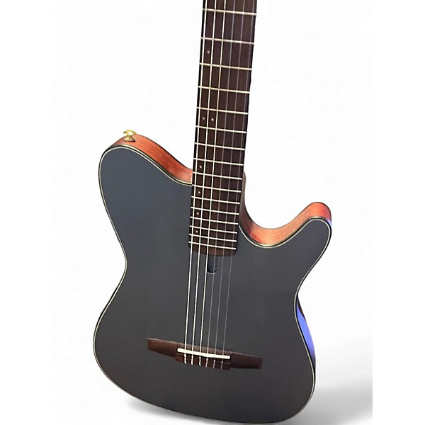 Used Ibanez FRH10N-IBF Metallic Blue Classical Acoustic Electric Guitar