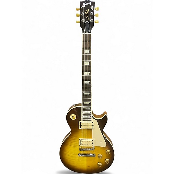 Used Gibson LES PAUL STANDARD DOUBLE TROUBLE 2 Color Sunburst Solid Body Electric Guitar