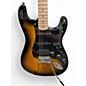 Used Squier Stratocaster HSS 2 Tone Sunburst Solid Body Electric Guitar