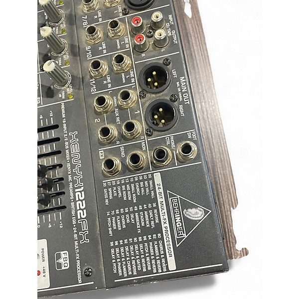 Used Behringer XENYX1222FX Unpowered Mixer