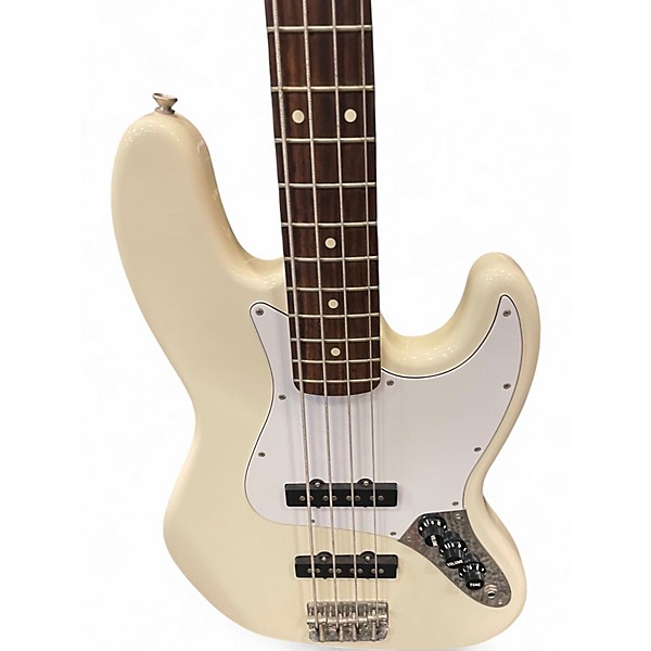 Used Fender JAZZ BASS White Electric Bass Guitar