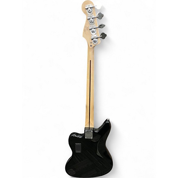 Used Squier Vintage Modified Jaguar Bass Black Electric Bass Guitar