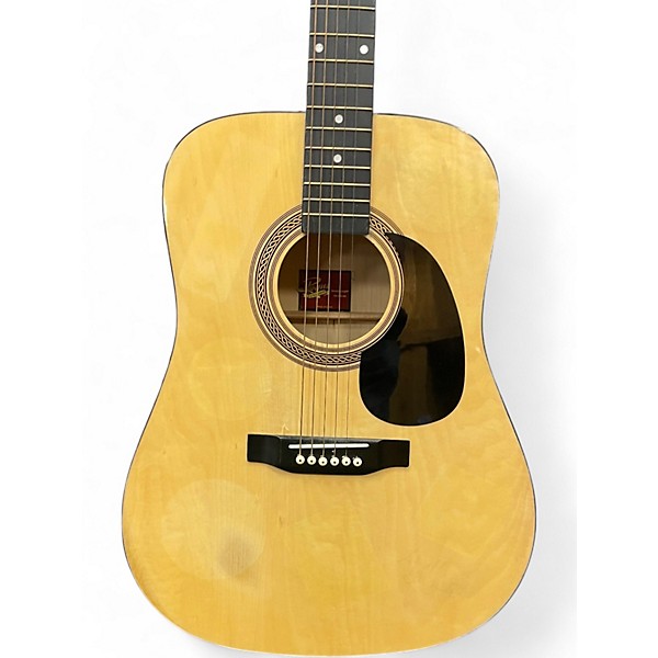 Used Rogue RA-090 Dreadnought Natural Acoustic Guitar