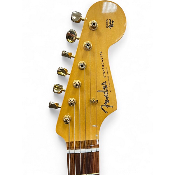 Used Fender Player Stratocaster Satin Red Solid Body Electric Guitar