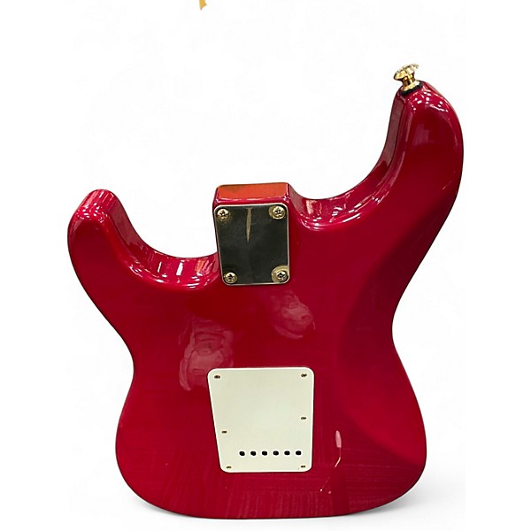 Used Fender Player Stratocaster Satin Red Solid Body Electric Guitar