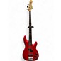 Used Fender PERCISION BASS LYTE Candy Apple Red Metallic Electric Bass Guitar thumbnail