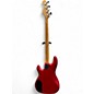 Used Fender PERCISION BASS LYTE Candy Apple Red Metallic Electric Bass Guitar