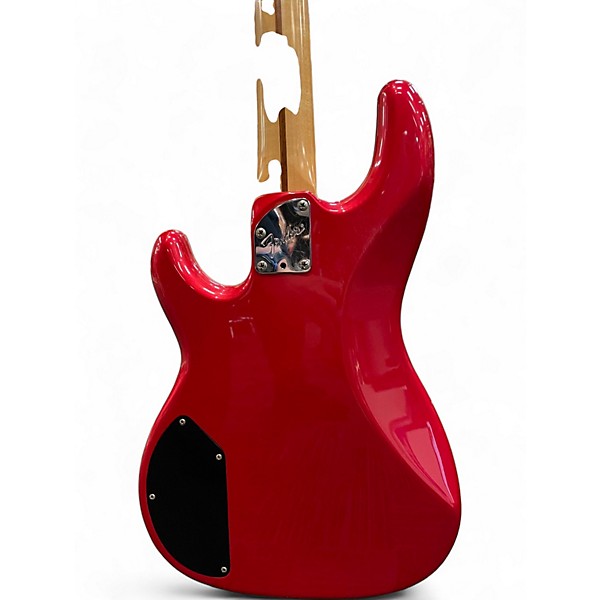 Used Fender PERCISION BASS LYTE Candy Apple Red Metallic Electric Bass Guitar