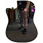 Used Fender CD60SCE Black Acoustic Electric Guitar