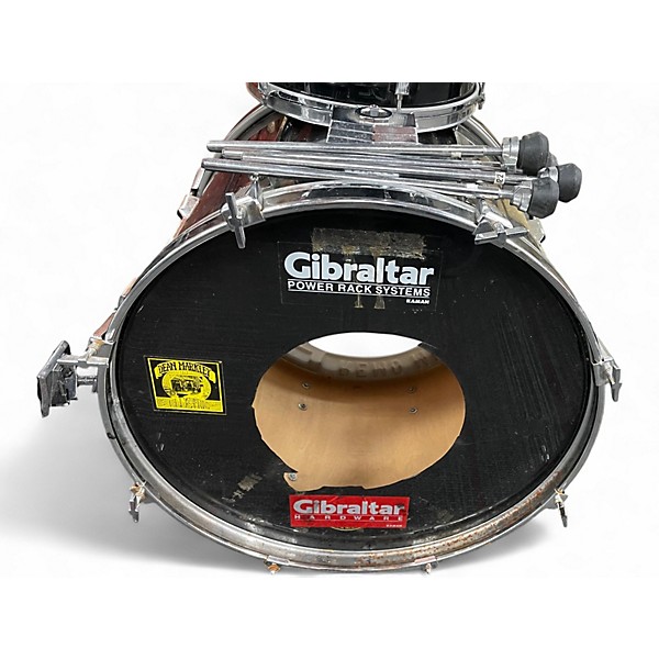 Used TAMA 7 Piece Rockstar Black Drum Kit