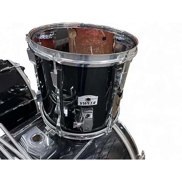 Used TAMA 7 Piece Rockstar Black Drum Kit