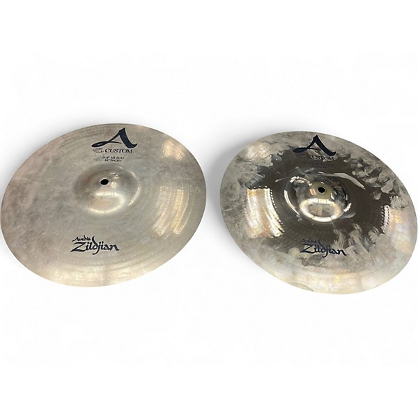 Used Zildjian 14in Avedis Hi Hat Pair Cymbal