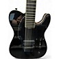 Used ESP LTD SCT607B Stephen Carpenter Signature 7 String Black Solid Body Electric Guitar