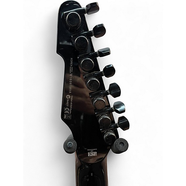 Used ESP LTD SCT607B Stephen Carpenter Signature 7 String Black Solid Body Electric Guitar