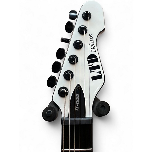 Used ESP LTD TE1000 White Solid Body Electric Guitar