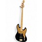 Used Squier Paranormal Jazz Bass 54 Black Electric Bass Guitar thumbnail