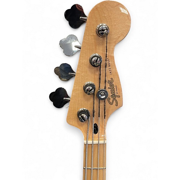 Used Squier Paranormal Jazz Bass 54 Black Electric Bass Guitar