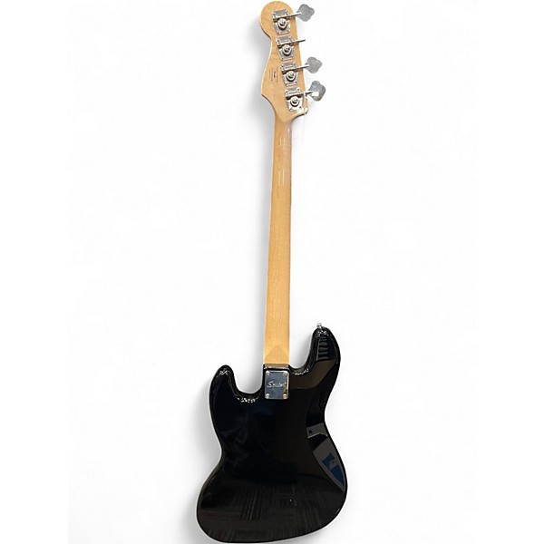 Used Squier Paranormal Jazz Bass 54 Black Electric Bass Guitar