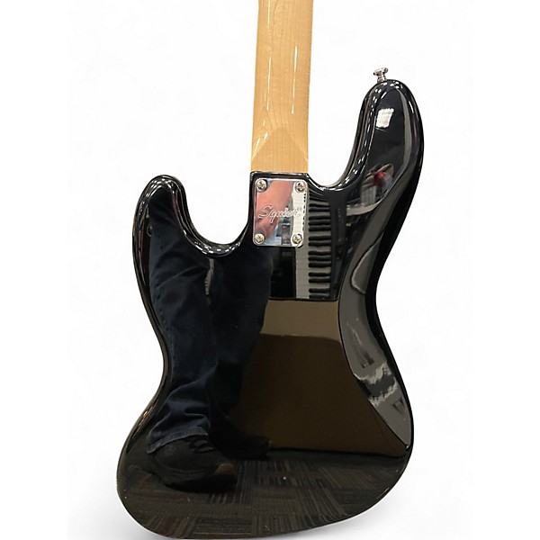 Used Squier Paranormal Jazz Bass 54 Black Electric Bass Guitar