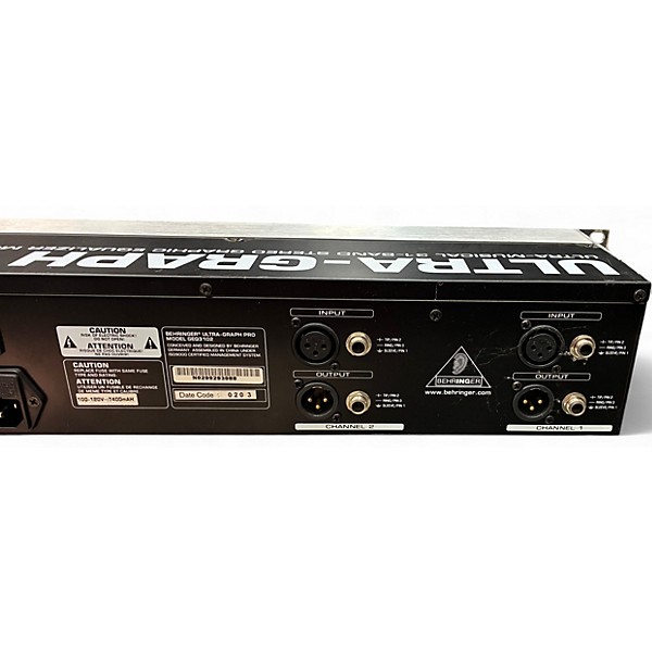 Used Behringer GEQ3102 Equalizer