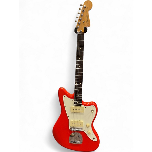 Used Fender PLAYER II JAZZ MASTER Fiesta Red Solid Body Electric Guitar