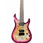 Used Schecter Guitar Research Diamond Series C-7 PRO Aurora Burst Solid Body Electric Guitar