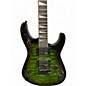 Used Jackson JS20 DINKY TRANSPARENT GREEN Solid Body Electric Guitar