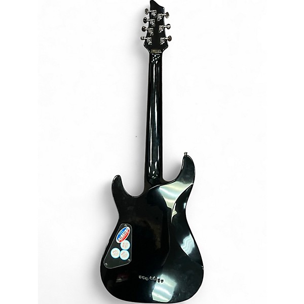 Used Schecter Guitar Research C7 Blackjack BLACK Solid Body Electric Guitar