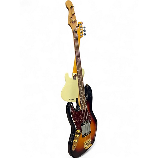 Used Fender Player Jazz Bass Sunburst Electric Bass Guitar