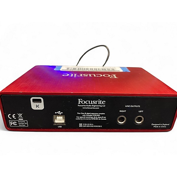 Used Focusrite Scarlett 2i2 Gen 3 Audio Interface