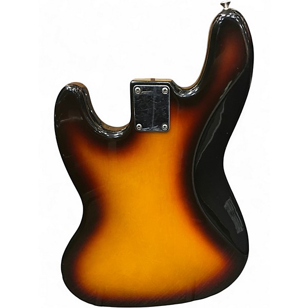 Used Fender American Standard Jazz Bass Brown Sunburst Electric Bass Guitar