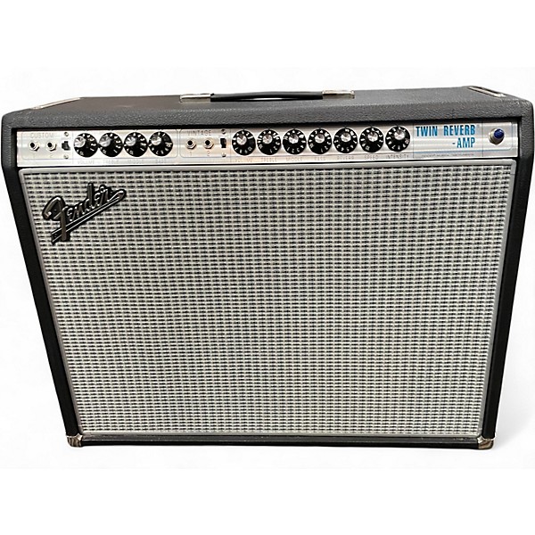 Used Fender 1968 Custom Twin Reverb 85W 2x12 Tube Guitar Combo Amp