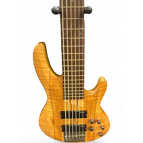 Used ESP LTD B206SM 6 String Natural Electric Bass Guitar