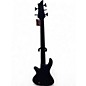 Used Schecter Guitar Research STEALTH 5 Black and Silver Electric Bass Guitar