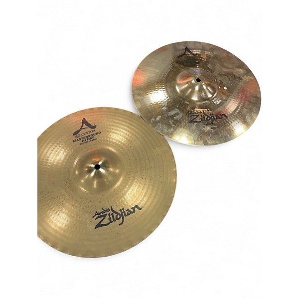 Used Zildjian 14in A Mastersound Hi Hat Pair Cymbal