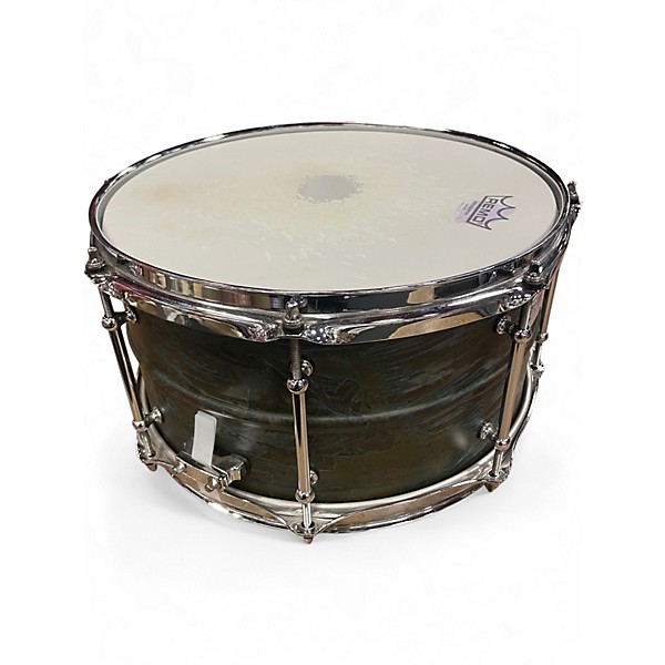 Used Pork Pie 13X7 PATINA BRASS Patina Brass Drum